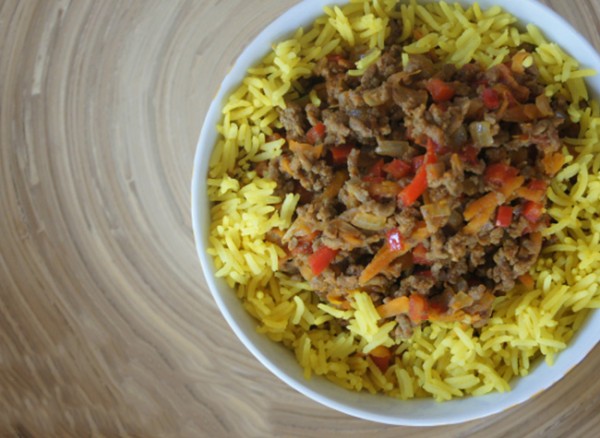 Yellow Rice with Meat